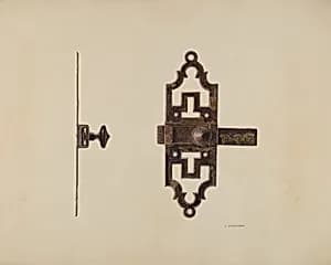 Wrought Iron Latch