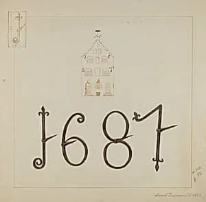Wrought Iron Numerals by Samuel Fineman