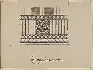 Wrought Iron Railing by Ray Price