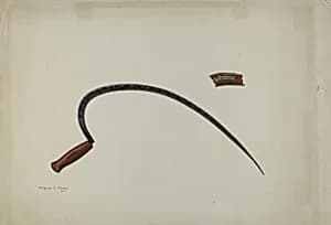 Wrought Iron Sickle by Frank Gray