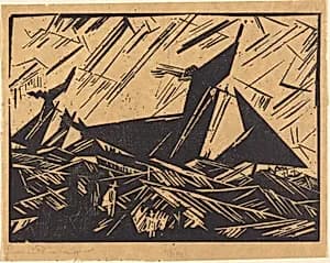 Yacht Racing (Jacht Wettsegeln) by Lyonel Feininger