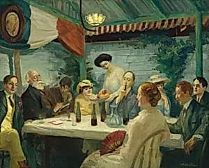 Yeats at Petitpas' by John Sloan