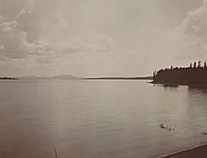 Yellowstone Lake by F. Jay Haynes