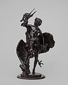 Young Faun with Heron by Frederick William MacMonnies