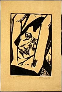 Young Woman (Junges Mädchen) by Erich Heckel