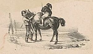 Youths and a Horse by American 19th Century