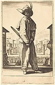 Zanni by Jacques Callot