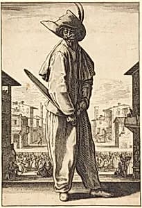 Zanni by Jacques Callot