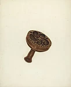 Zoar Butter Mold by John Wilkes