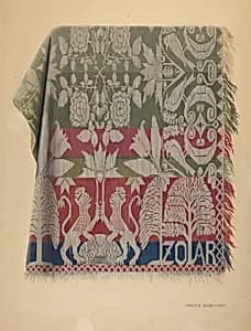 Zoar Jacquard Coverlet