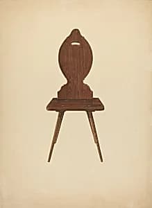 Zoar "Peasant" Chair by Ralph Russell