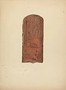 Zoar Pottery Roof Tile by Ralph Russell