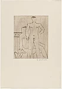 Zwei Akte [Two Acts] by Franz Radziwill