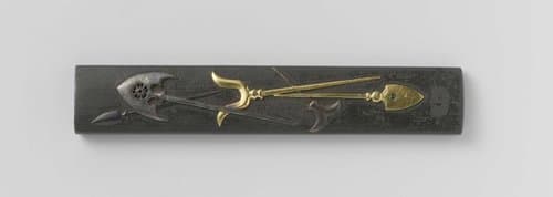 Sword knife hilt by anonymous