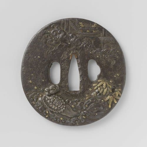 Hand guard by Komeisai Chokuzui