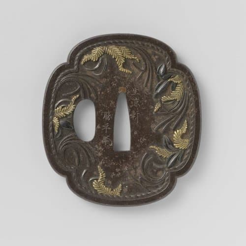 Hand guard by Hagiya Katsuhira