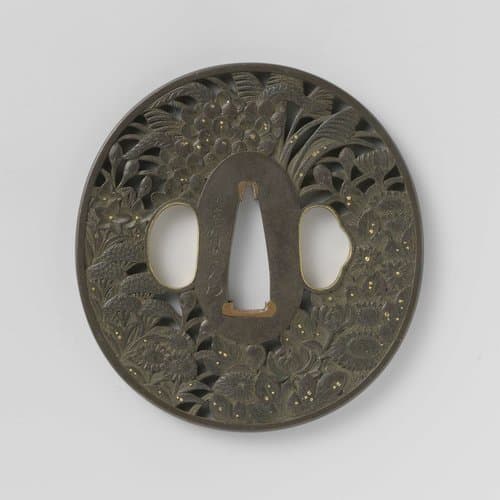 Hand guard by Seiryusai Tadafumi?