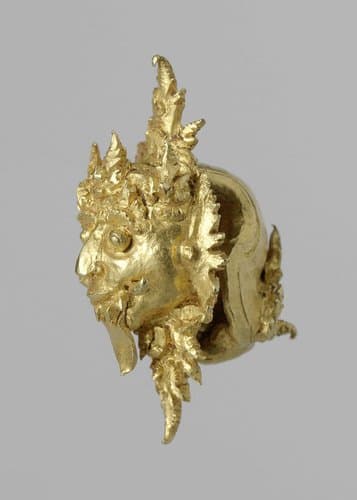 Oorring met demongezicht by anonymous