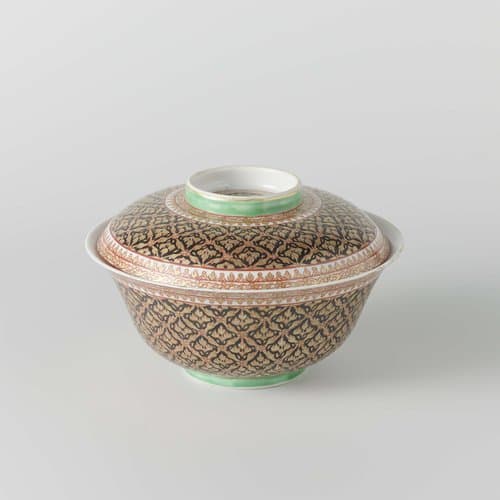 Covered bowl by anonymous
