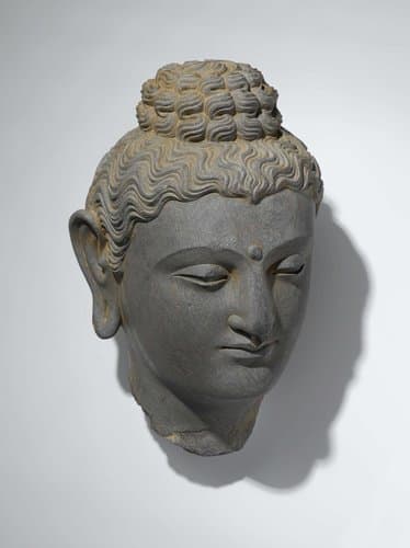 Head of the Buddha by anonymous