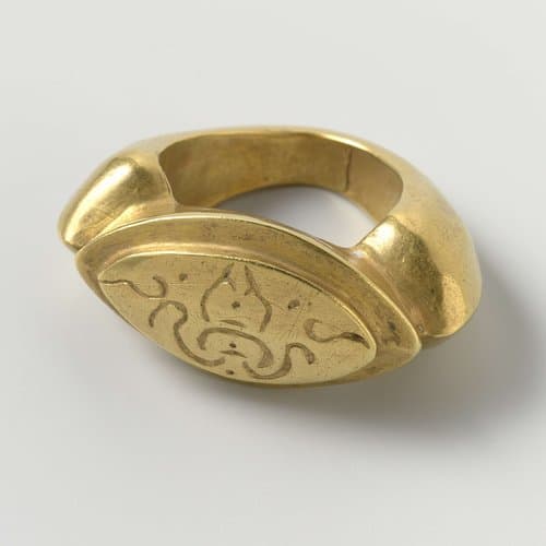 Ring with shri symbol by anonymous