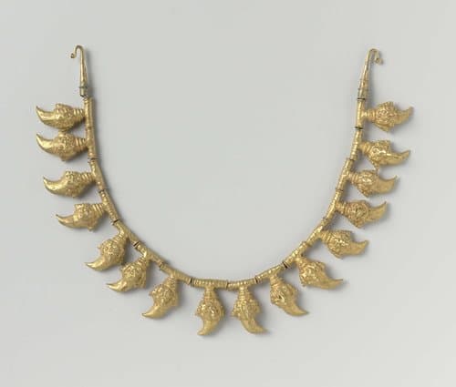 Necklace and Decorative Chain with Terminals by anonymous