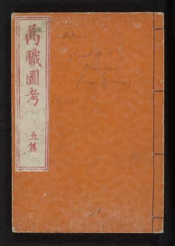 Schetsen van vele handwerken by Katsushika Taito II