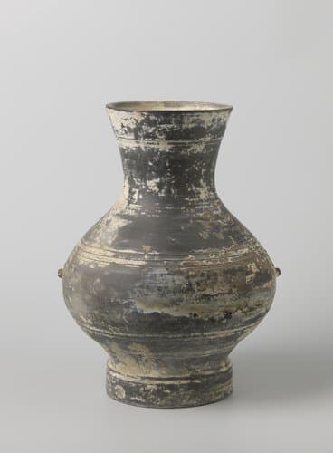 Vase with 'taotie' masks in relief by anonymous