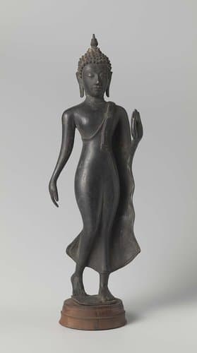 Lopende Boeddha by Unknown Artist