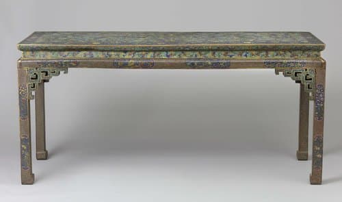 Cloisonné tafel by anonymous