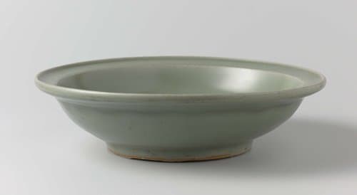 Celadon dish by anonymous
