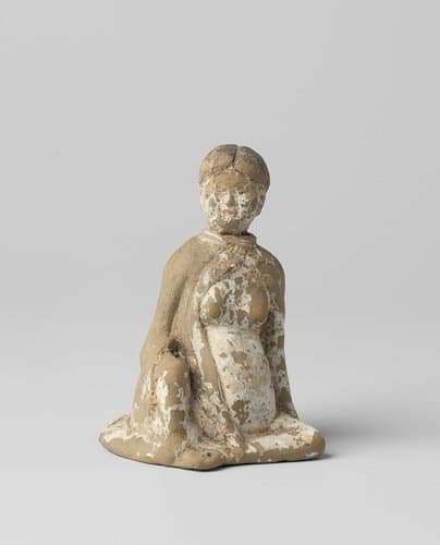 Tomb figure of a pregnant woman by anonymous