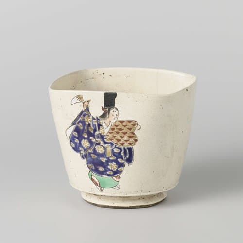 Bowl with No Theatre Actors by Bizan (II); Bizan (II)