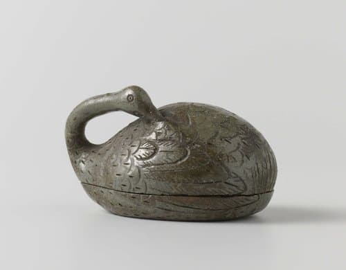 Wierookdoos in de vorm van een kraanvogel by anonymous