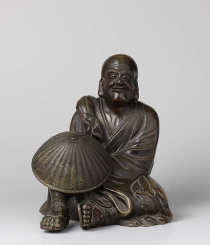 Figure of Saigyo by anonymous