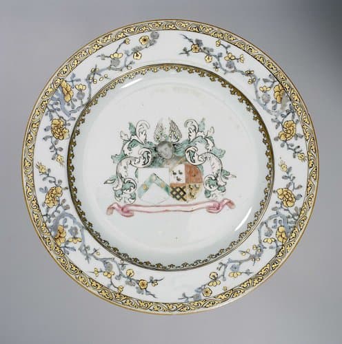 Plate with the arms of the Charlé family by anonymous