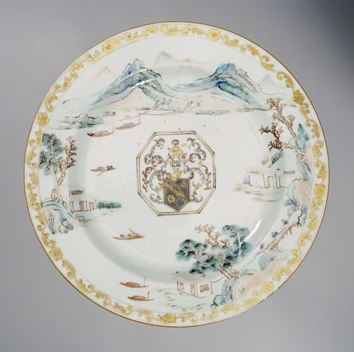 Plate bearing the arms of the Beekman family by anonymous