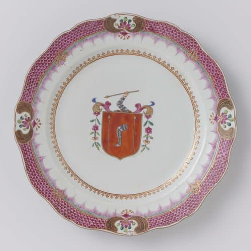 Bord met het wapen van de familie Gilbert by anonymous