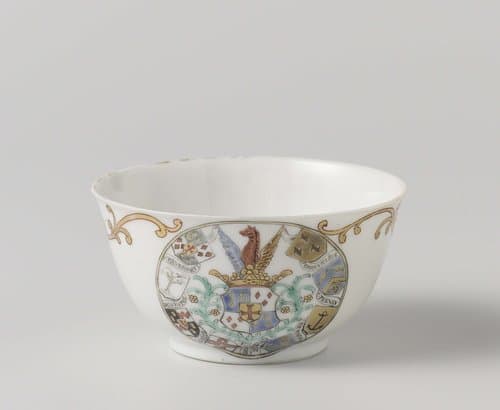 Bell-shaped cup with the arms of the Van Reverhorst family by anonymous