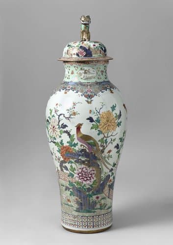 Two Lidded Vases by anonymous