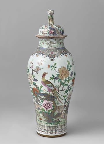 Two Lidded Vases by anonymous