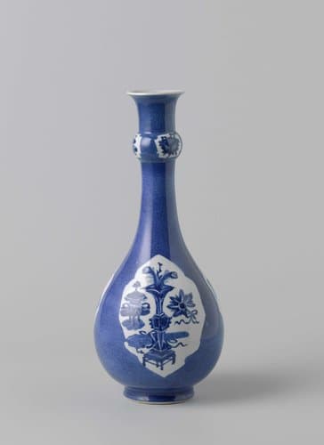 Bottle vase with powder blue, antiquities and precious objects by anonymous