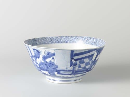 Bell-shaped bowl with four narrative scenes by anonymous