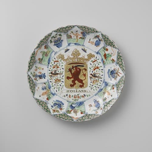 Plate with the arms of Holland by anonymous