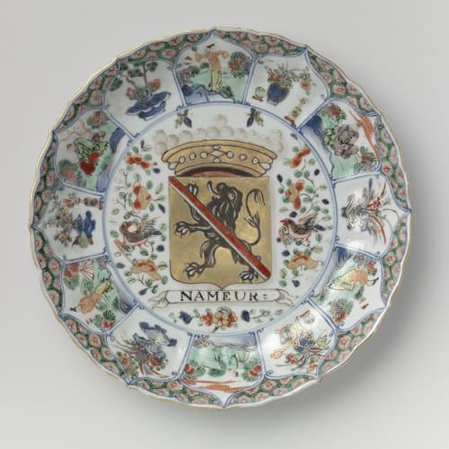 Saucer-dish with the arms of Namur by anonymous