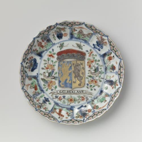 Saucer-dish with the arms of Gelderland by anonymous