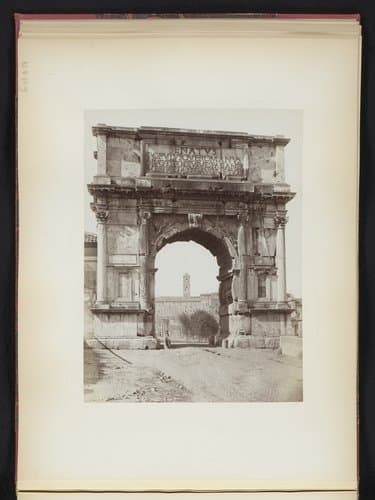 Triomfboog van Titus te Rome, Italië