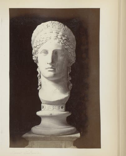 Sculptuur Juno Ludovisi in het Palazzo Altemps te Rome by anonymous