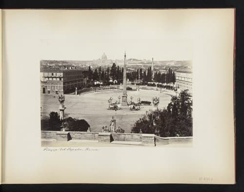 Piazza del Popolo te Rome by anonymous
