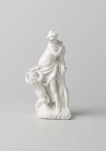 De Lente, uit een serie van de Vier Jaargetijden by Weesper porseleinfabriek